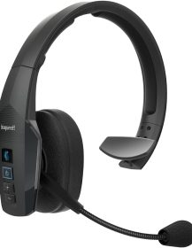 BlueParrott B450-XT Mono Bluetooth Wireless Headphones 96% Noise Canceling Over Head Trucker Headset with Mic, All Day Comfort Padded Headband, 300 ft. Wireless Range, 24 hrs. Talk Time, Black